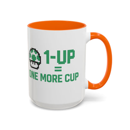 Retro Gaming Coffee Mug, 1-Up Mushroom Cup, Perfect Gift for Gamers, Funny Office Mug, Video Game Lover, Unique Birthday Present