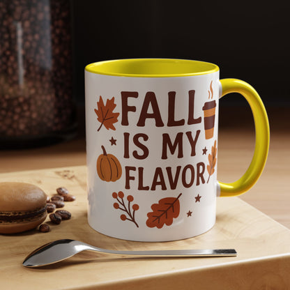 Fall Is My Flavor-Themed Coffee Mug, Cozy Autumn Vibes, Perfect Gift for Fall Lovers, Seasonal Mug