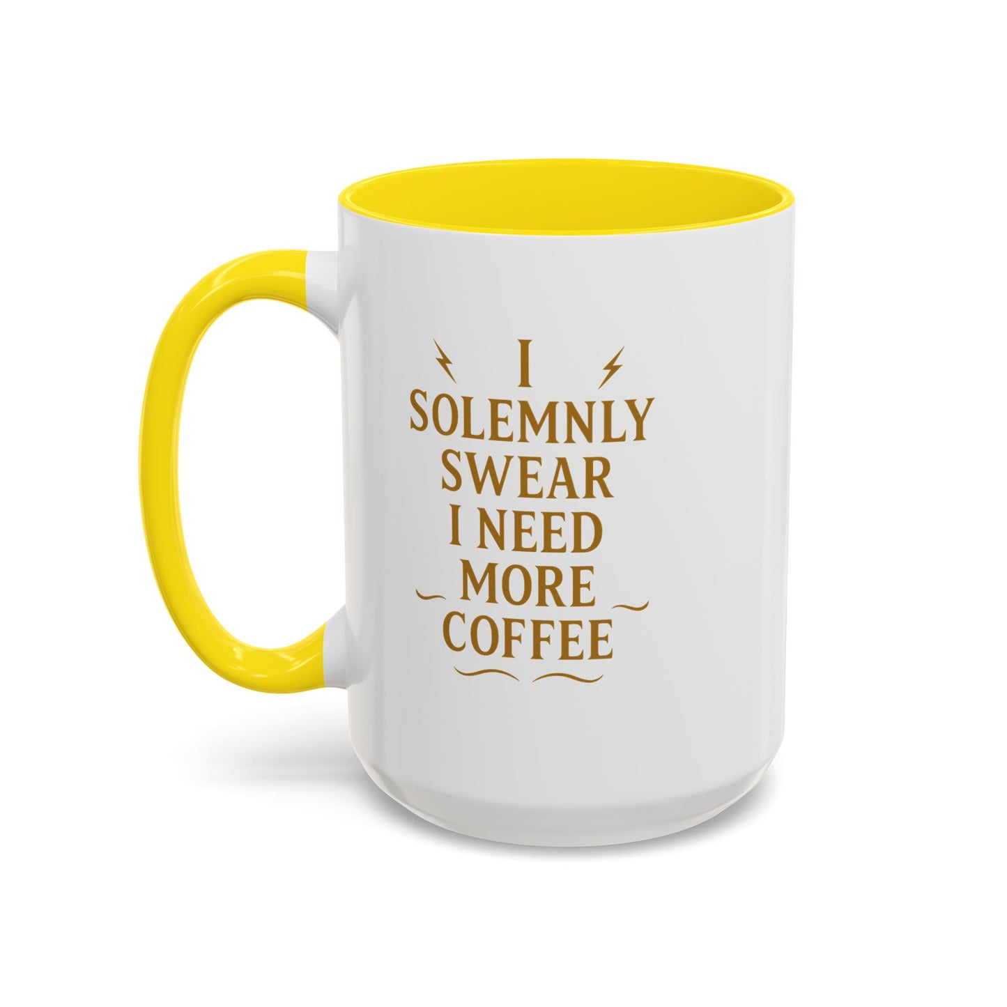Funny Coffee Mug, I Solemnly Swear I Need More Coffee, Gift for Coffee Lovers, Office Humor, Motivational Mug