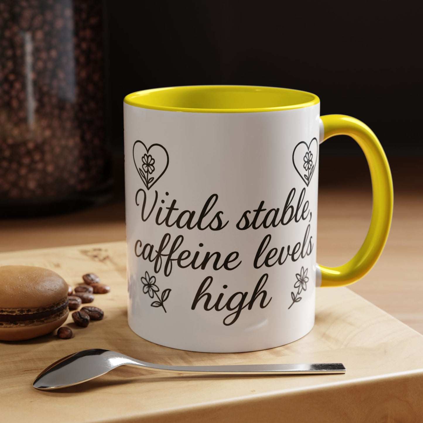 VITALS Stable Caffeine Levels High - Perfect Gift for EMT, Nurse, coffee lover