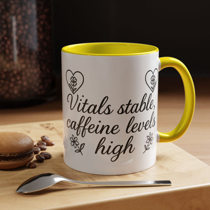 VITALS Stable Caffeine Levels High - Perfect Gift for EMT, Nurse, coffee lover