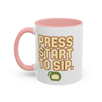 Press Start to Sip, Unique Gift for Gamers, Fun Birthday Present, Video Game Decor, Geeky Kitchenware