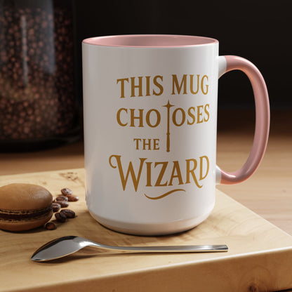 Wizard Choice Coffee Mug - Unique Gift for Wizards, Fun Coffee Lover Cup, Magical Drinkware, Birthday Present, Fantasy Mug
