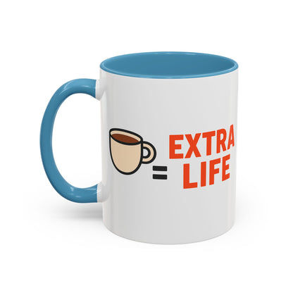 Coffee Extra Life Design, Unique Kitchen Decor, Birthday or Holiday Gift