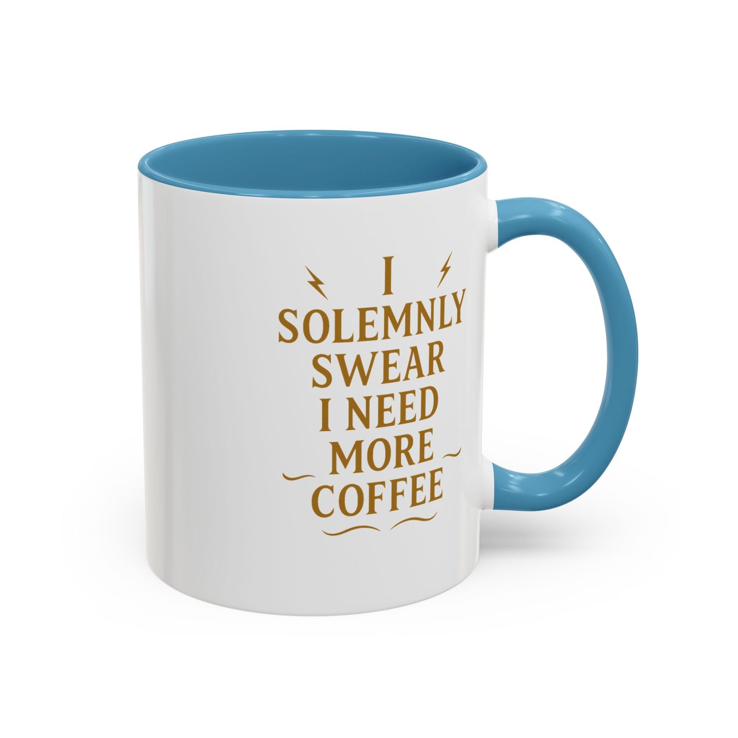 Funny Coffee Mug, I Solemnly Swear I Need More Coffee, Gift for Coffee Lovers, Office Humor, Motivational Mug
