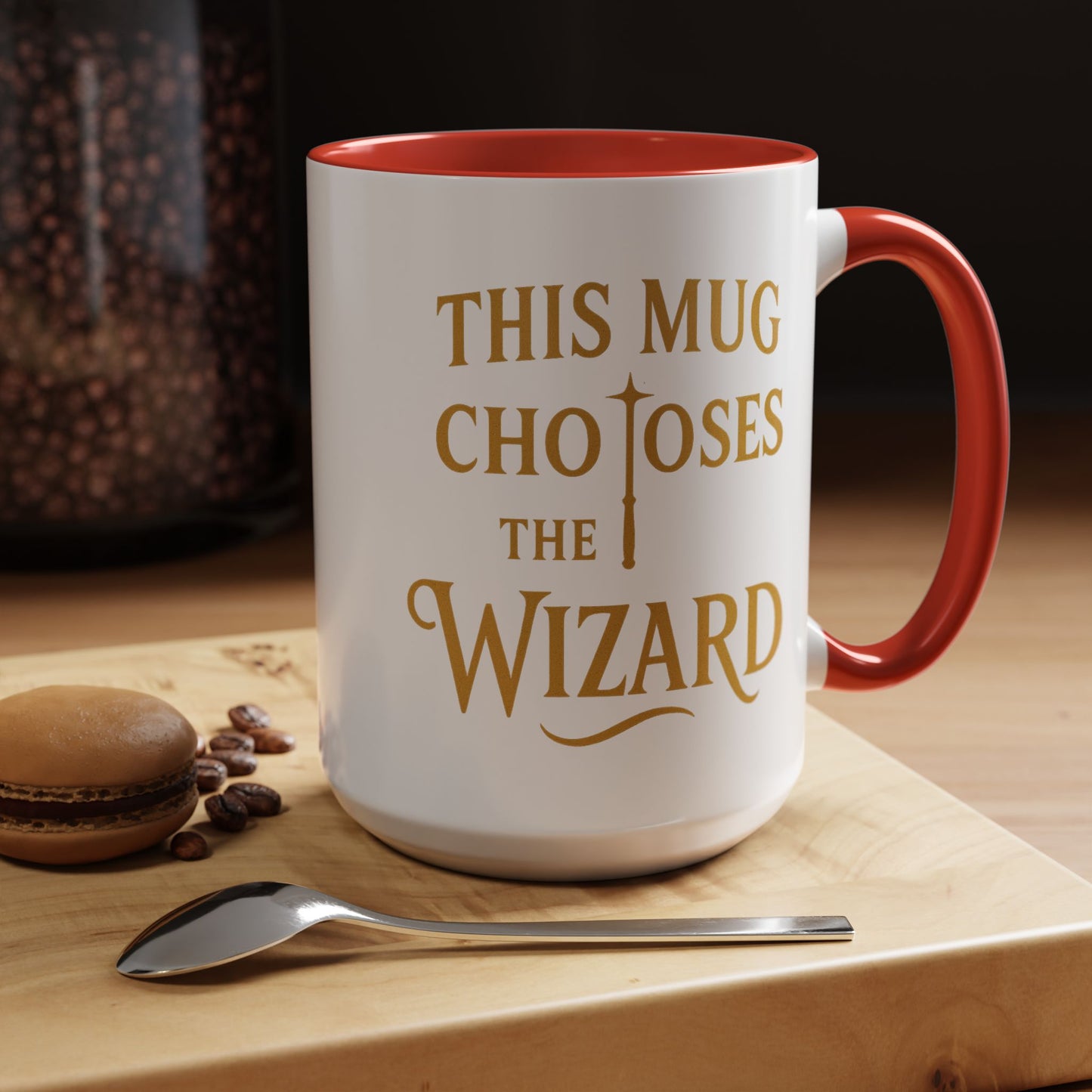 Wizard Choice Coffee Mug - Unique Gift for Wizards, Fun Coffee Lover Cup, Magical Drinkware, Birthday Present, Fantasy Mug