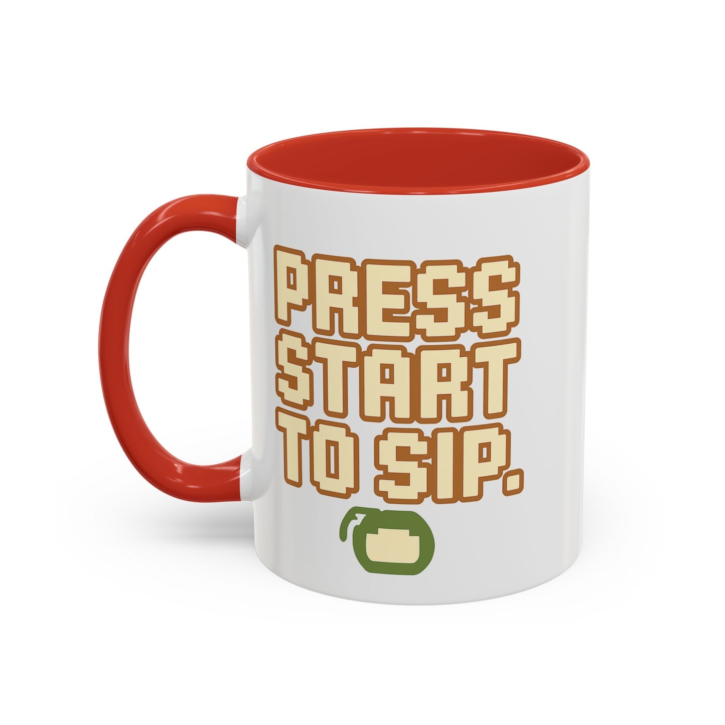Press Start to Sip, Unique Gift for Gamers, Fun Birthday Present, Video Game Decor, Geeky Kitchenware