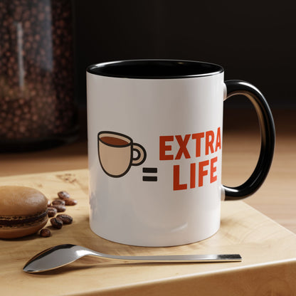 Coffee Extra Life Design, Unique Kitchen Decor, Birthday or Holiday Gift