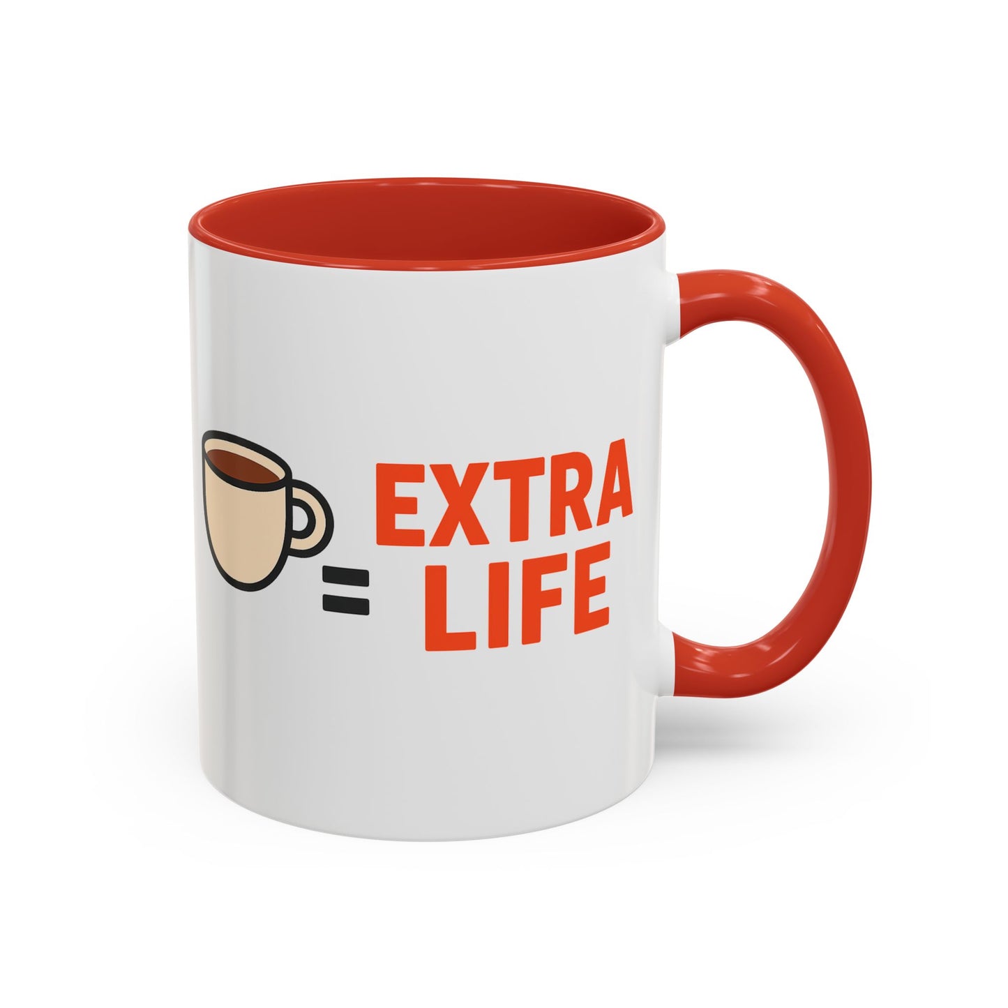 Coffee Extra Life Design, Unique Kitchen Decor, Birthday or Holiday Gift