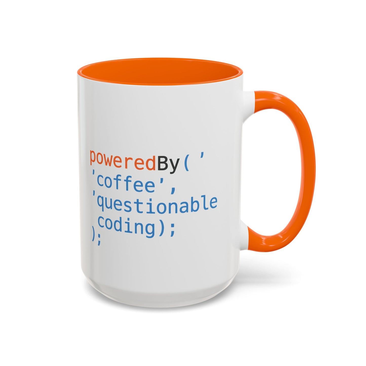 Coffee-Themed Accent Mug with Programmer Humor, Gift for Coders, Computer Enthusiasts, Office Use, Birthday, Tech Celebration