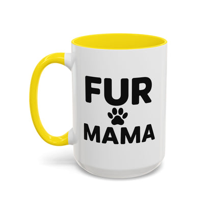 Fur Mama Coffee Mug - Perfect Gift for Dog Lovers, Pet Parents, Animal Enthusiasts, Mother's Day, Birthdays, Coffee Lovers