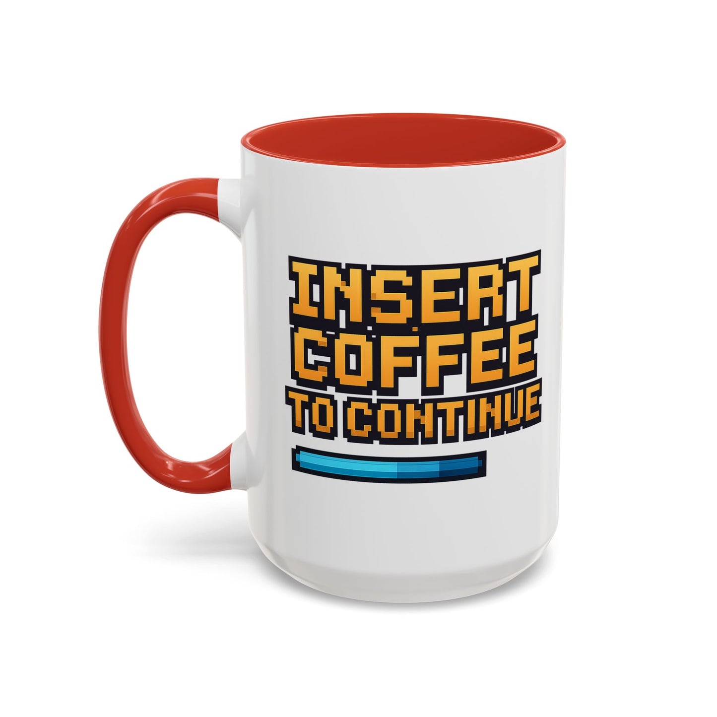 Insert Coffee to Continue, Gift for Tech Lovers, Office Desk Decor, Video Game Mug