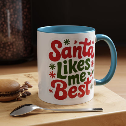 Holiday Santa Coffee Mug, Christmas Mug, Festive Drinkware, Gift for Santa Lovers, Coffee Lover's Cup