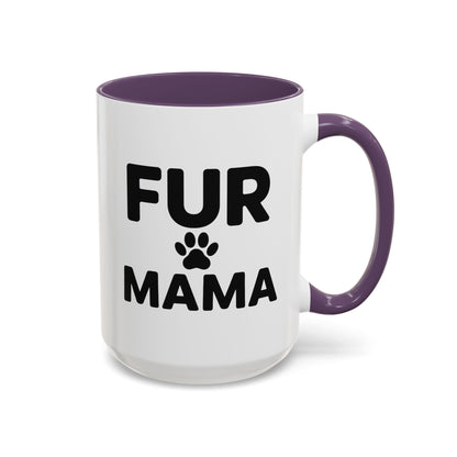 Fur Mama Coffee Mug - Perfect Gift for Dog Lovers, Pet Parents, Animal Enthusiasts, Mother's Day, Birthdays, Coffee Lovers