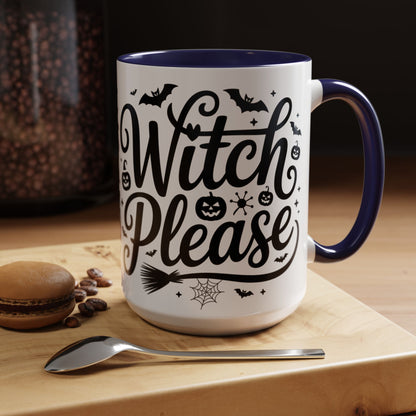 Witch Please Coffee Mug, Halloween Gift, Spooky Decor, Witchcraft Mug, Fall Home Decor, Cute Halloween Present