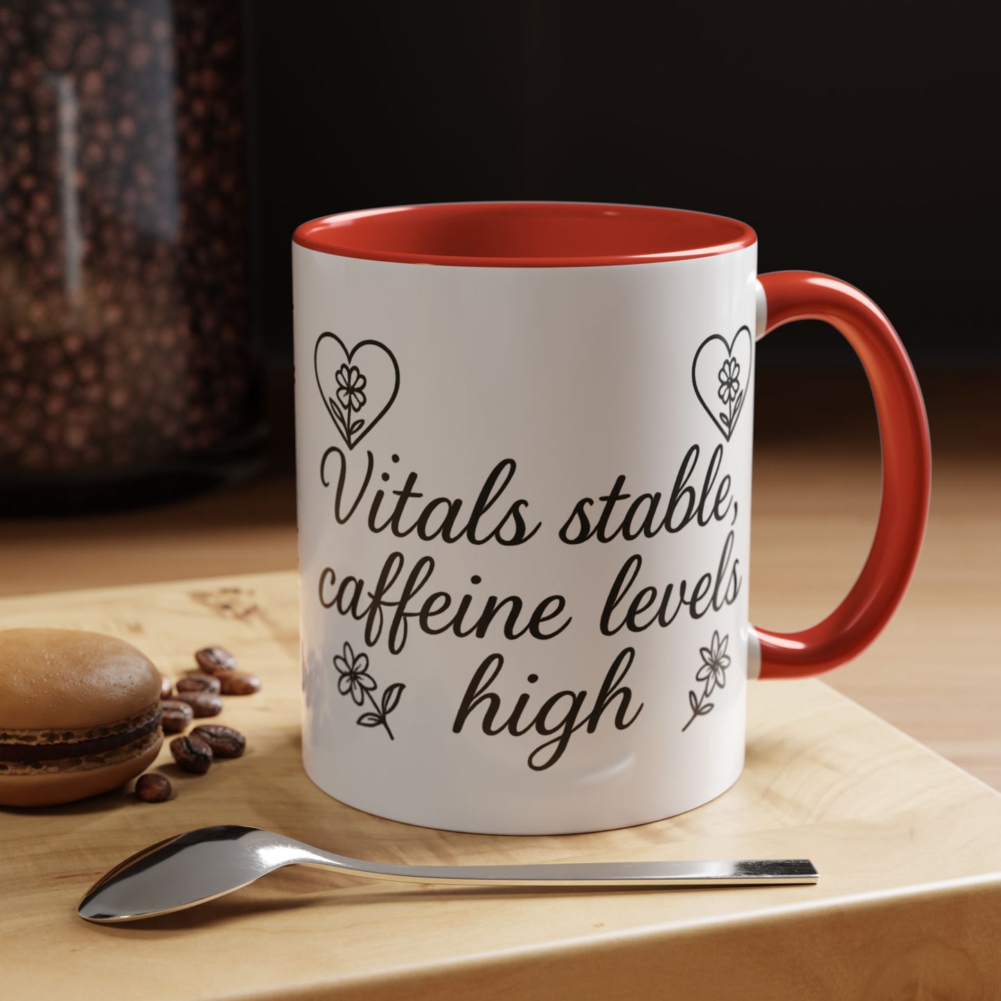 VITALS Stable Caffeine Levels High - Perfect Gift for EMT, Nurse, coffee lover