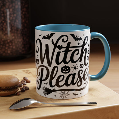 Witch Please Coffee Mug, Halloween Gift, Spooky Decor, Witchcraft Mug, Fall Home Decor, Cute Halloween Present