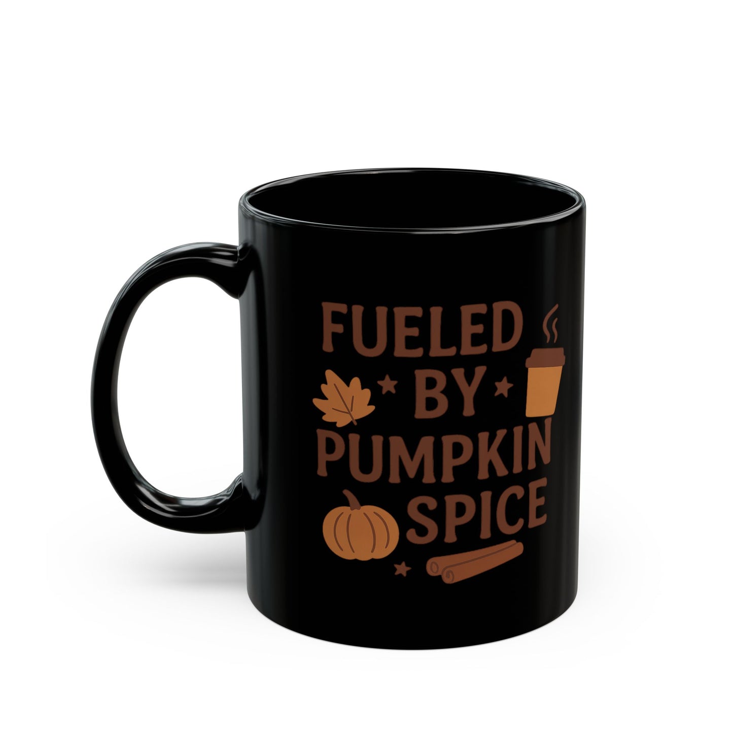 Fueled by Pumpkin Spice Coffee Lover Gift, Fall Decor, Autumn Mug, Halloween Gift, Coffee Mug