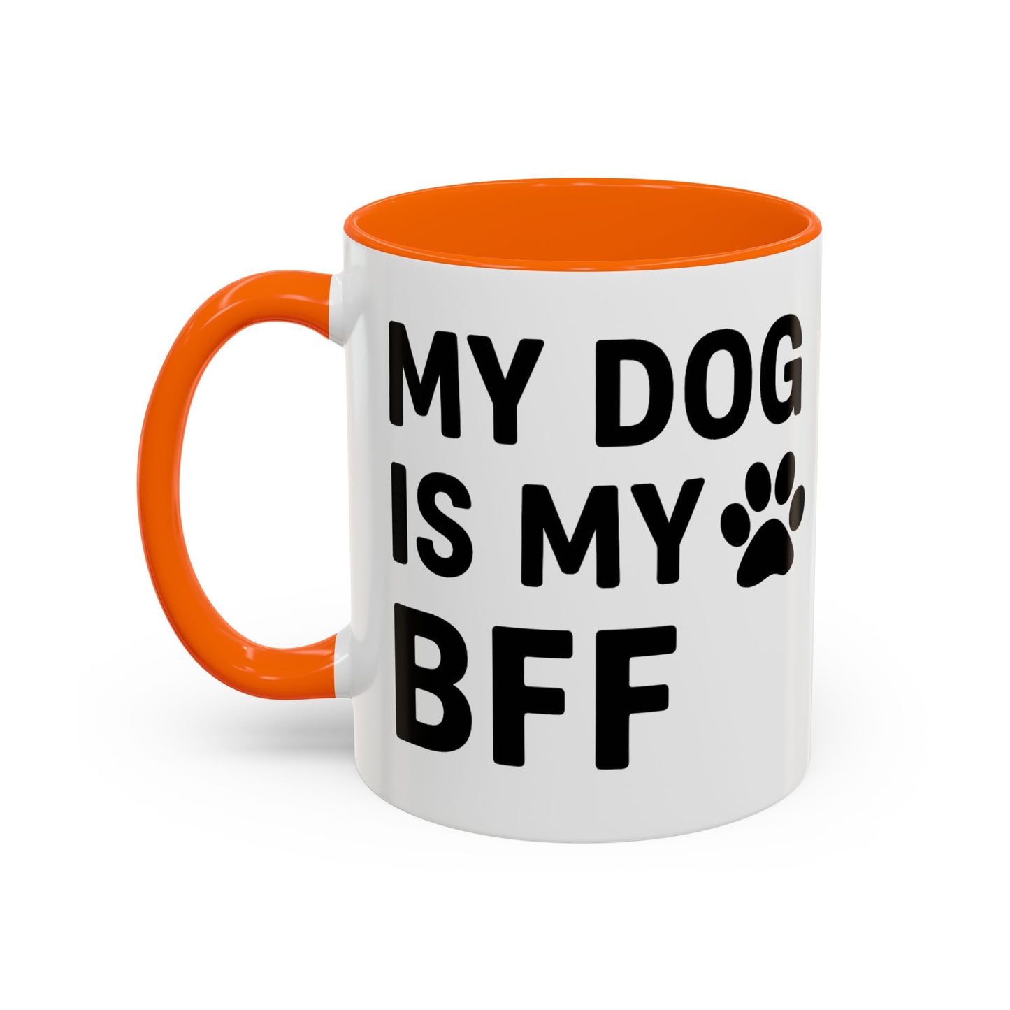 My Dog is My BFF, Pet Owner Gift, Animal Lover Mug, Cute Dog Theme, Personalized Pet Mug