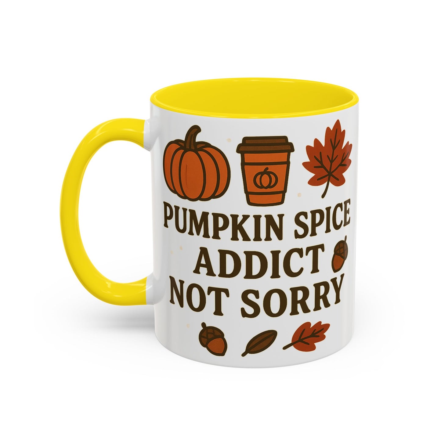 Pumpkin Spice Addict Coffee Mug, Cozy Fall Gift for Coffee Lovers, Autumn Decor, Cute Mug for Thanksgiving