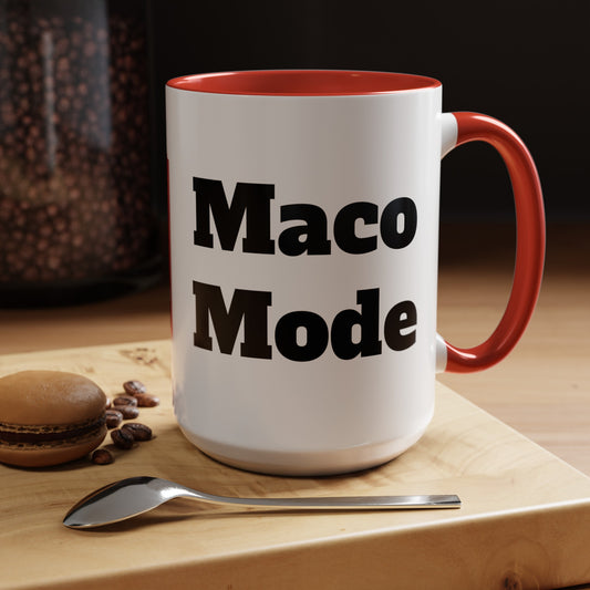 Trinidad Maco Mode 11oz coffee mug - Trini coffee lover gift