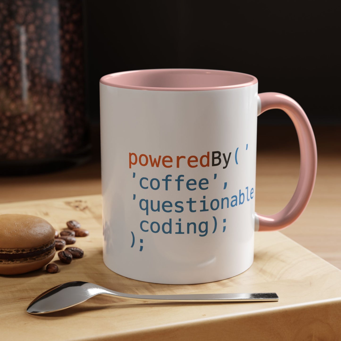 Coffee-Themed Accent Mug with Programmer Humor, Gift for Coders, Computer Enthusiasts, Office Use, Birthday, Tech Celebration
