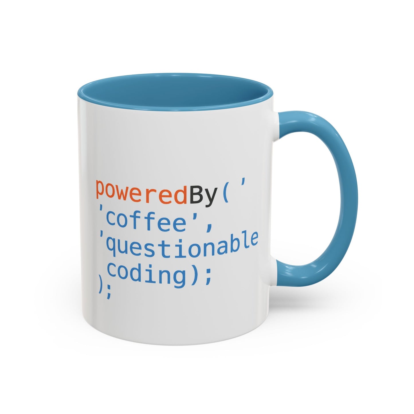 Coffee-Themed Accent Mug with Programmer Humor, Gift for Coders, Computer Enthusiasts, Office Use, Birthday, Tech Celebration