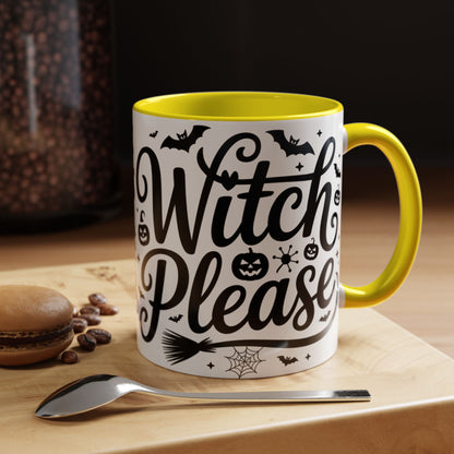 Witch Please Coffee Mug, Halloween Gift, Spooky Decor, Witchcraft Mug, Fall Home Decor, Cute Halloween Present