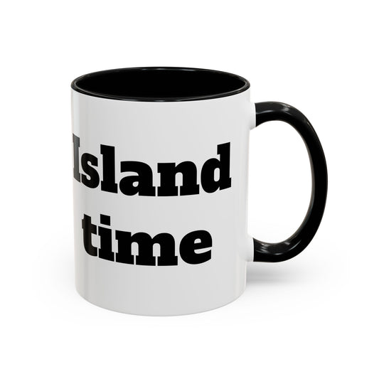 Island Time 11oz coffee mug - coffee lover gift