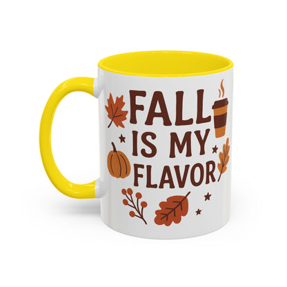 Fall Is My Flavor-Themed Coffee Mug, Cozy Autumn Vibes, Perfect Gift for Fall Lovers, Seasonal Mug