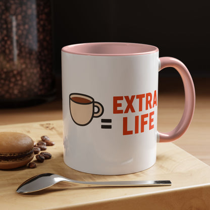 Coffee Extra Life Design, Unique Kitchen Decor, Birthday or Holiday Gift