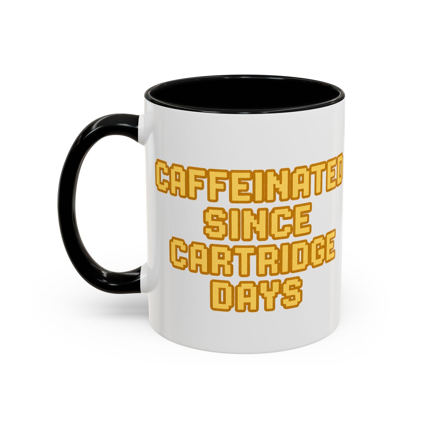 Caffeinated Nostalgia Coffee Mug, Retro Gamer Mug, Gift for Gamers, Fun Coffee Cup, Unique Kitchenware, Video Game Enthusiast