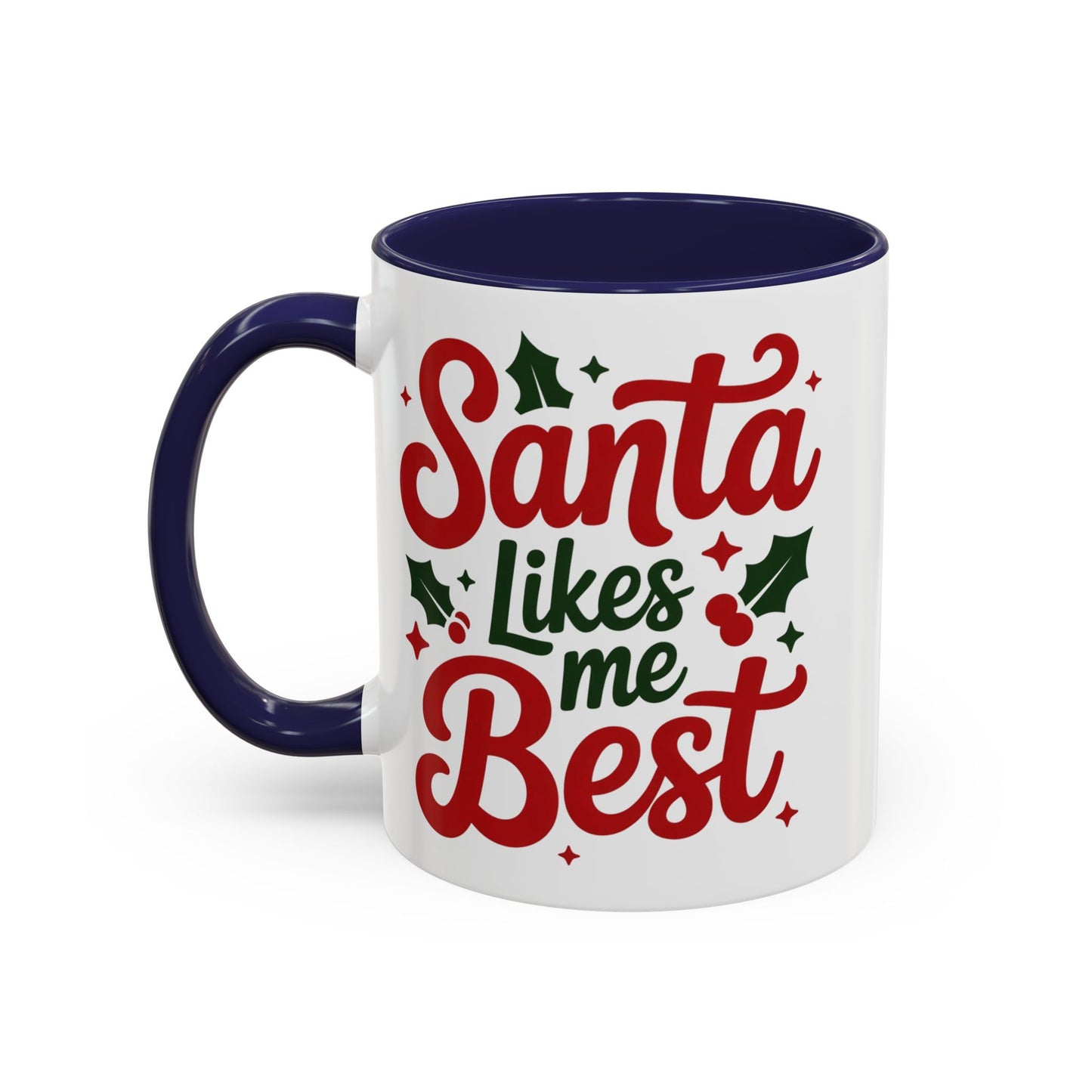 Santa Likes Me Best, Winter Decor, Gift for Coffee Lovers, Unique Present