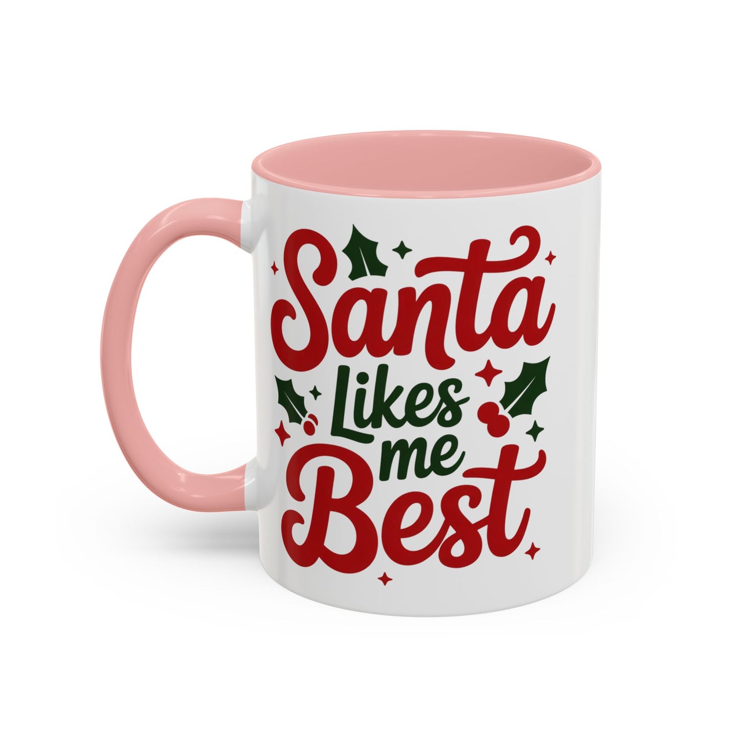 Santa Likes Me Best, Winter Decor, Gift for Coffee Lovers, Unique Present
