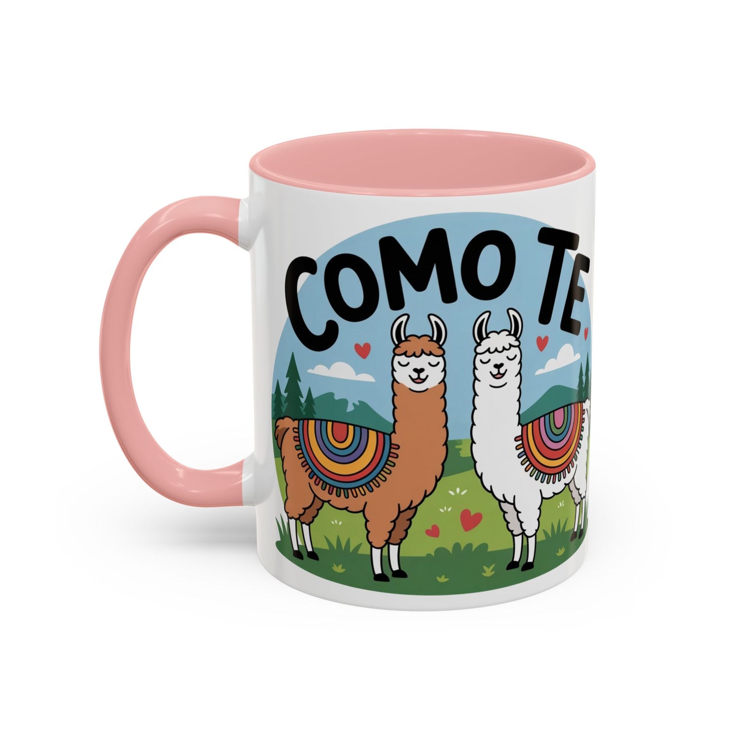 Como Te Llama Love Coffee Mug, Fun Animal Mug