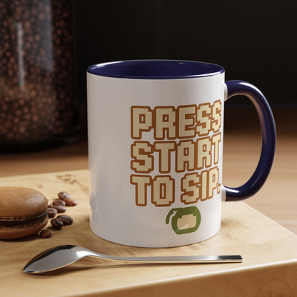 Press Start to Sip, Unique Gift for Gamers, Fun Birthday Present, Video Game Decor, Geeky Kitchenware