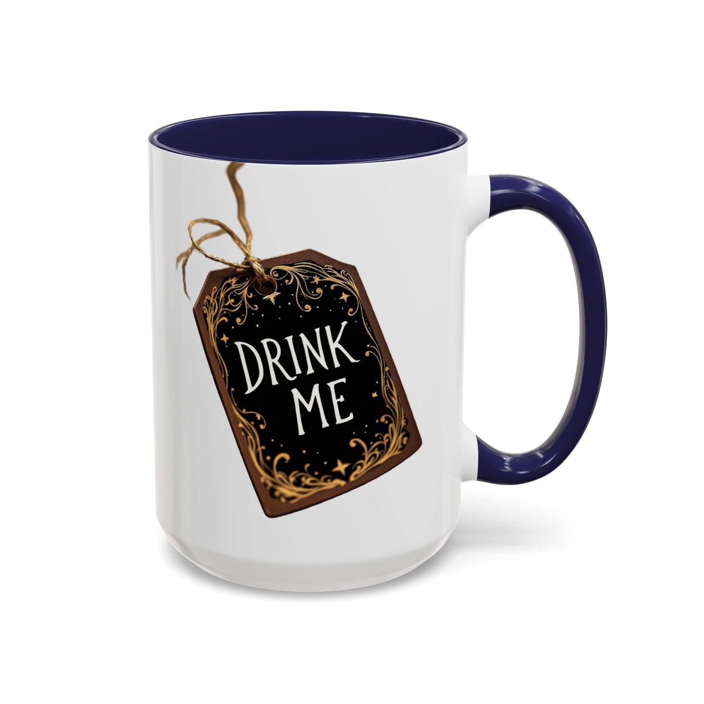 Whimsical Drink Me Coffee Mug - Enchanting Accent Cup for Tea Lovers