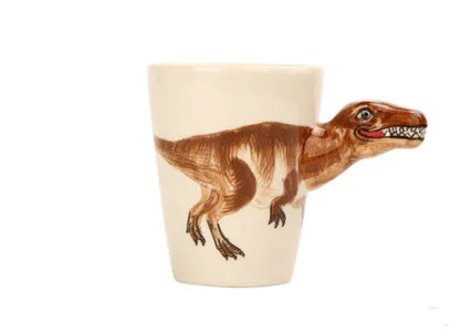 3D Stereo Dinosaur Cup Hand-painted Ceramic Cup Painted Mug Coffee Cup Cartoon Cup - Mug World