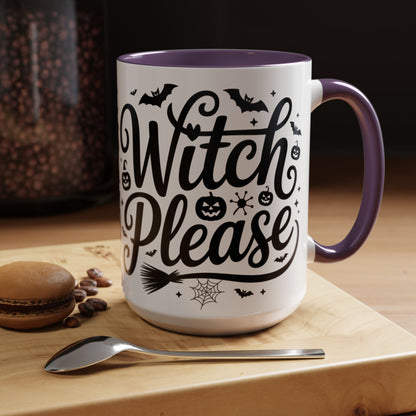 Witch Please Coffee Mug, Halloween Gift, Spooky Decor, Witchcraft Mug, Fall Home Decor, Cute Halloween Present