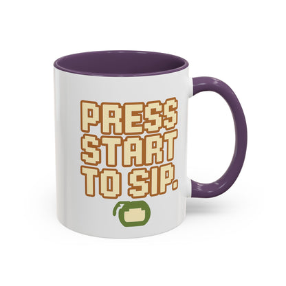 Press Start to Sip, Unique Gift for Gamers, Fun Birthday Present, Video Game Decor, Geeky Kitchenware