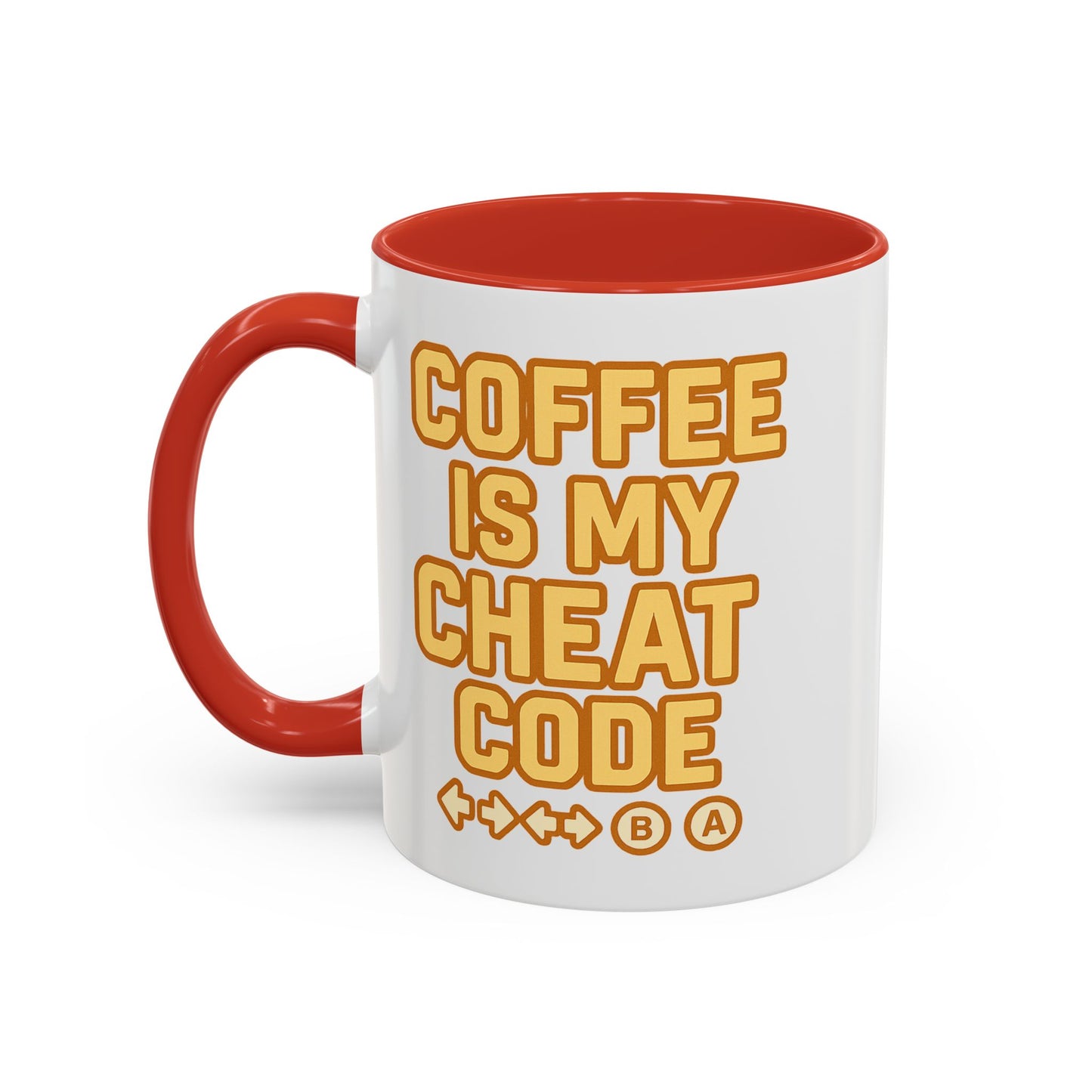 Coffee is My Cheat Code, Game Themed Gift, Funny Mug for Gamers, Gaming Accessory, Birthday Gift for Him