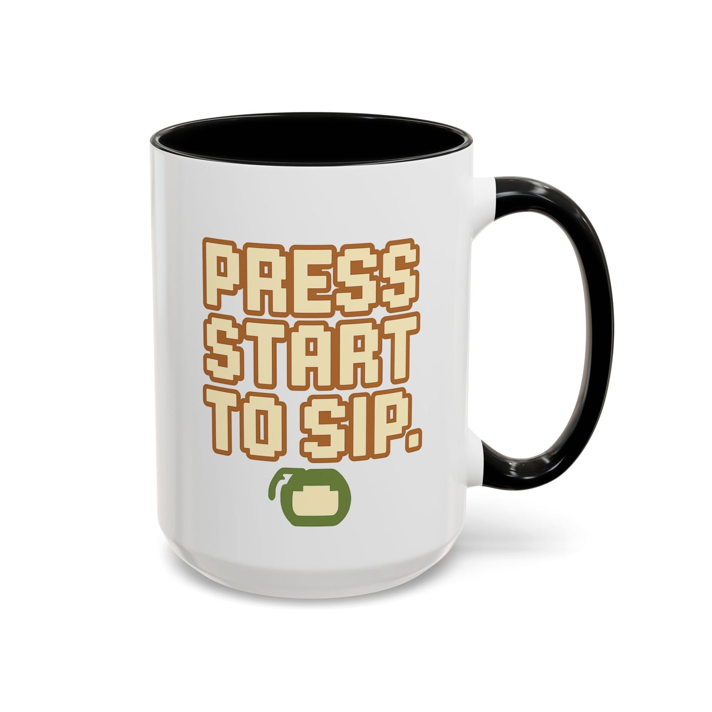 Press Start to Sip, Unique Gift for Gamers, Fun Birthday Present, Video Game Decor, Geeky Kitchenware