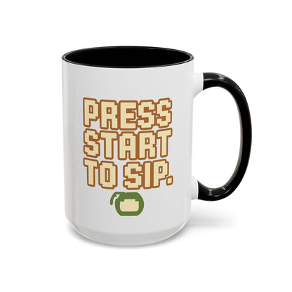 Press Start to Sip, Unique Gift for Gamers, Fun Birthday Present, Video Game Decor, Geeky Kitchenware