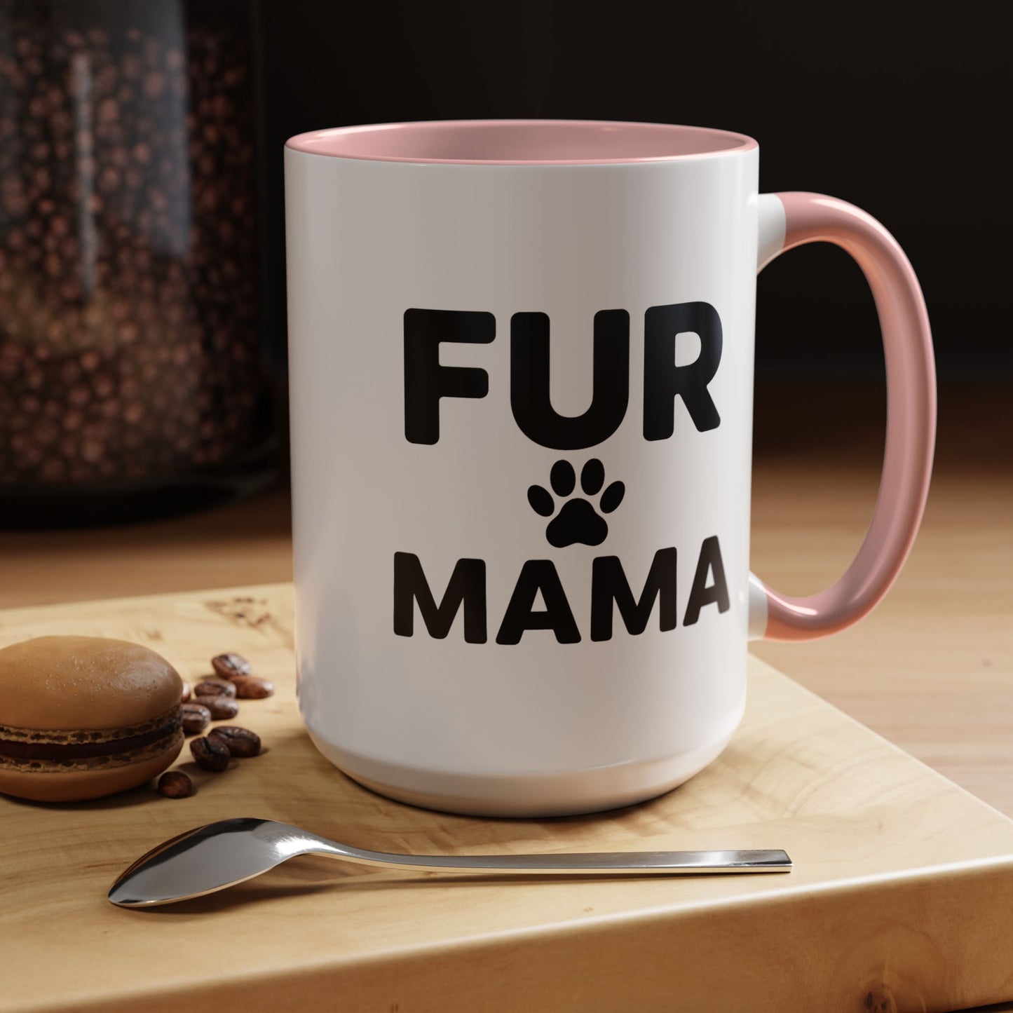 Fur Mama Coffee Mug - Perfect Gift for Dog Lovers, Pet Parents, Animal Enthusiasts, Mother's Day, Birthdays, Coffee Lovers