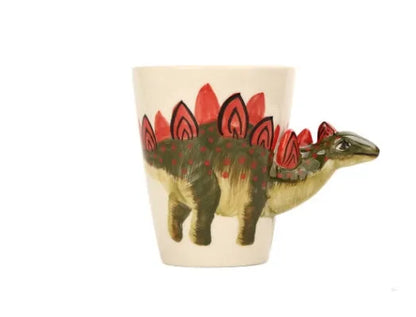 3D Stereo Dinosaur Cup Hand-painted Ceramic Cup Painted Mug Coffee Cup Cartoon Cup - Mug World