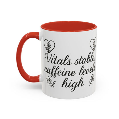 VITALS Stable Caffeine Levels High - Perfect Gift for EMT, Nurse, coffee lover