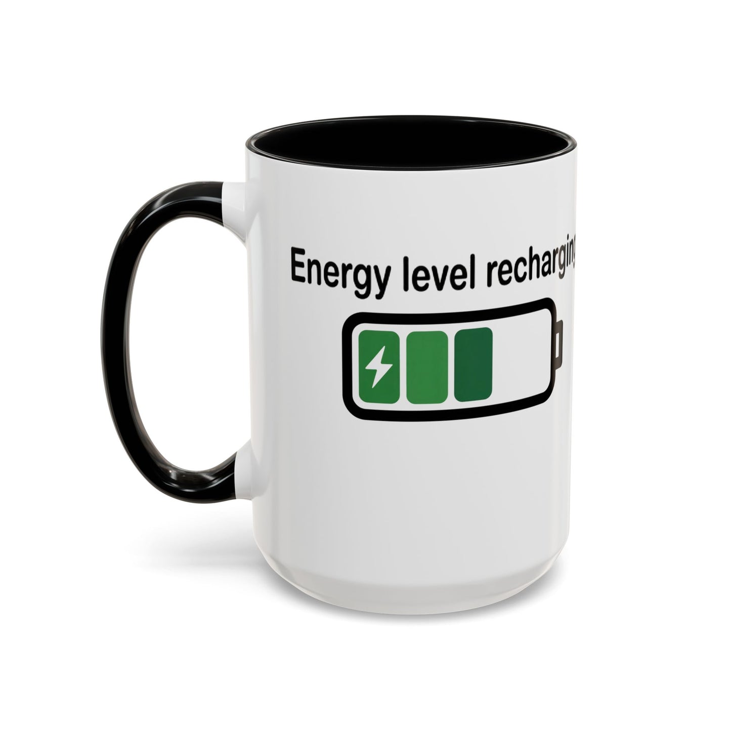 Recharge Your Energy Level, Gift for Tech Lovers, Office Desk Essential, Fun Quote Mug, Unique [...]