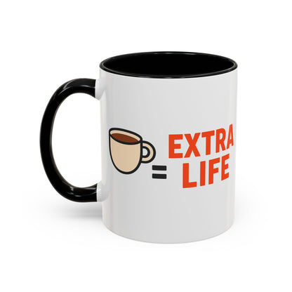Coffee Extra Life Design, Unique Kitchen Decor, Birthday or Holiday Gift