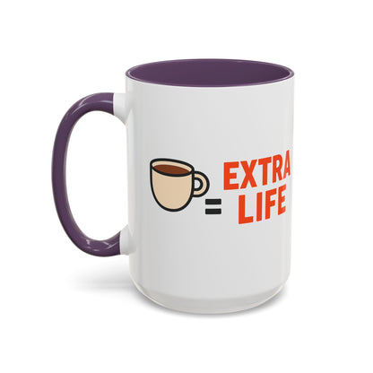Coffee Extra Life Design, Unique Kitchen Decor, Birthday or Holiday Gift