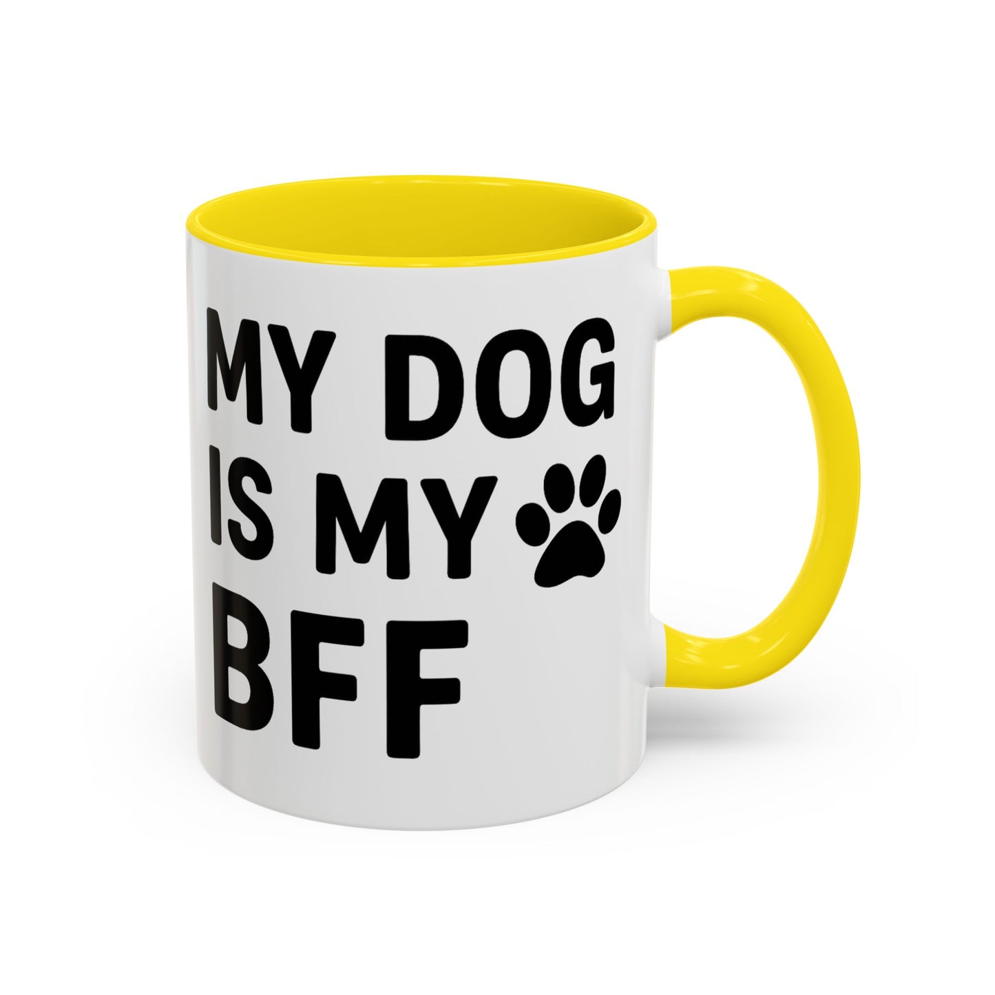 My Dog is My BFF, Pet Owner Gift, Animal Lover Mug, Cute Dog Theme, Personalized Pet Mug